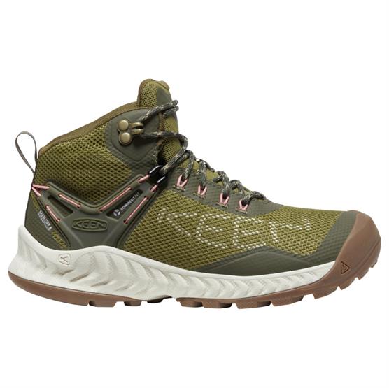 Keen NXIS EVO Mid Vandrestøvler til Damer – Olive Drab Tilbud