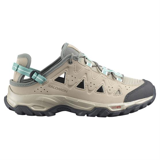 Salomon Alhama Hybrid Sko til Dame – Vintage Kaki Tilbud!
