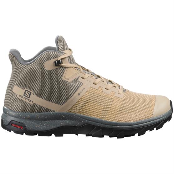 Salomon Outline Prism Mid GTX Vandrestøvler til Dame - Safari