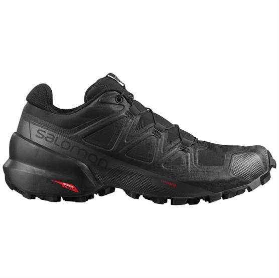 Salomon Speedcross 5 Dame Trailsko – Sort Phantom Tilbud!
