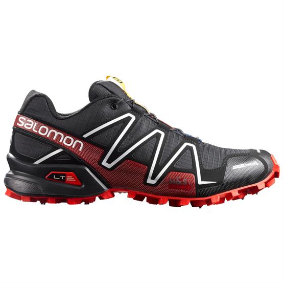 Salomon Spikecross 3 CS – Vinter Trailsko i Sort/Rød