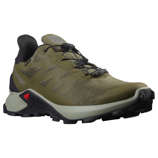 Salomon Supercross 3 GTX Trailrun Sko – Grøn til Mænd
