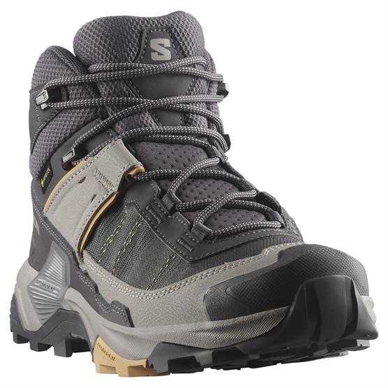 X Ultra 5 Mid Gtx Womens, Iron   Gull fra Salomon
