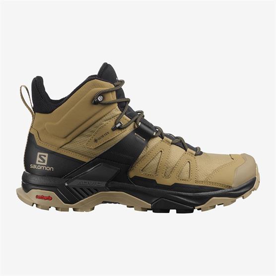Salomon X Ultra 4 Mid GTX Herre Vandrestøvle – Kelp/Sort