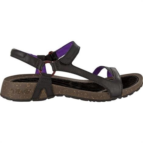 Teva Cabrillo Universal Lædersandal til Damer – Sort/Lilla