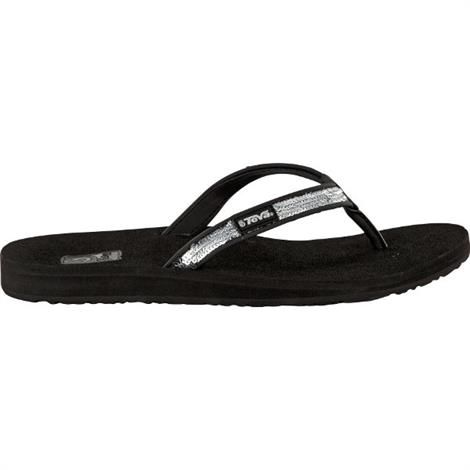 Sølv Teva Contoured Ribbon Mush Sandaler – Komfort og Stil!