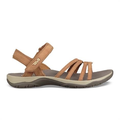 Teva Elzada Lædersandaler til Dame, Pecan - Komfort og Stil