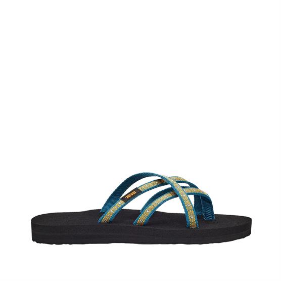 Teva Olowahu Klipklap Sandaler – Flower Loom Yellow Tilbud!