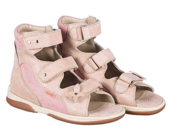 Agnes, Pigesandal, Lyserød   Sandaler Med Ekstra Støtte fra Memo