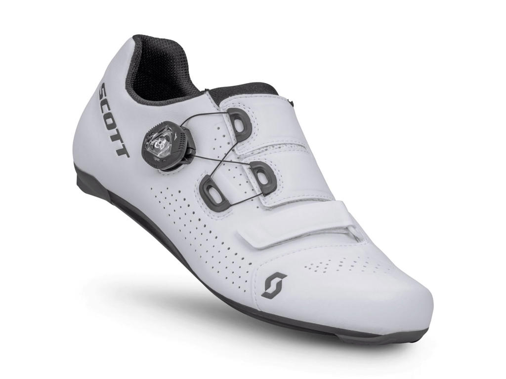 Scott Team BOA Landevejssko – Hvid/Sort Tilbud!