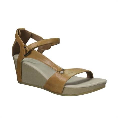 Teva Capri Wedge Sandal til Damer – Toffee Elegance